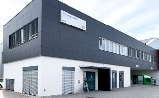 Eine Lagerhalle