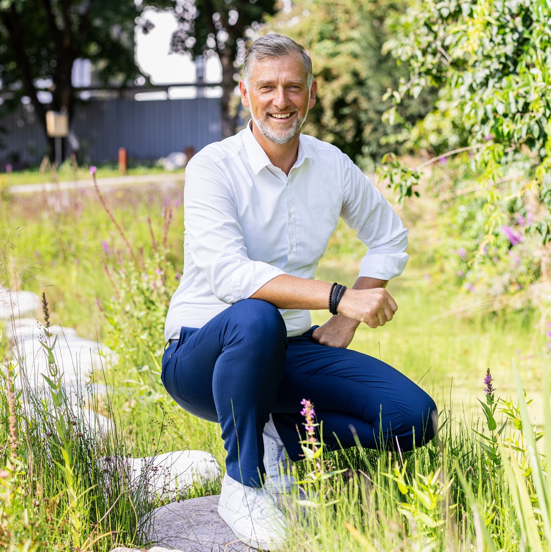 Simon Meinschad im hollu Naturerholungspark.